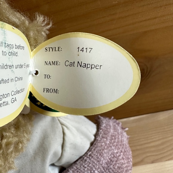 Bearington Bears #1417 "Cat Napper" retired - Picture 5 of 5